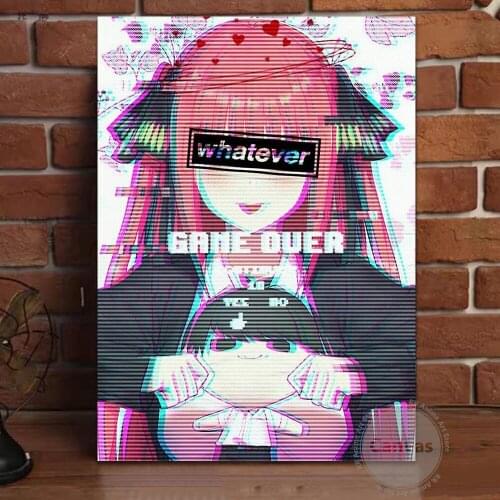 Canvas Anime Quintessential Quintuplets Pictures Home Decoration Paintings Poster HD Prints Wall Art Modular Living Room