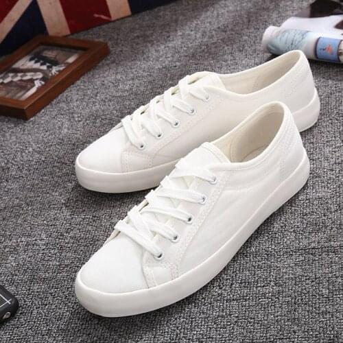 New Arrival High Quality Canvas Casual Flat Shoes Literary Style Lace Student Women Sneakers Shoes Light and Breathable D6-73