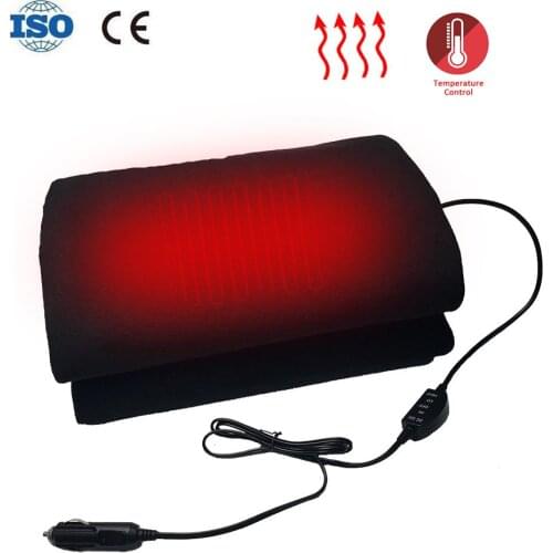 150*100cm 12V Car Heating Blanket Lattice Energy Saving Warm Auto Electrical Blanket For Winter Car Heateing Accessories