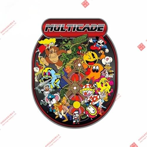 Hot Arcade Classics Jar Multicade Circus Game Car Stickers Motorcycle Off-road Laptop Trunk