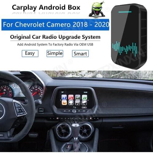 Upgrade Radio Carplay Android Auto Audio For Chevrolet Camero 2018-20 Apple Wireless AI Box Car Multimedia Player GPS Navi unit