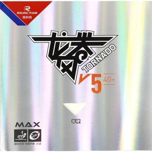 Original Pips-In NEW reactor tornado V5 40+ table tennis rubber with sponge Tenis De Mesa