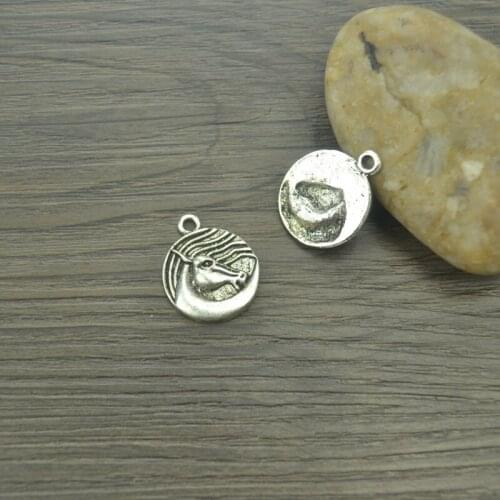 10 pcs/lot Horse head Antique Silver Plated Bracelets Charm Pendants Fashion Jewelry Making Findings DIY Charms Handmade D9221