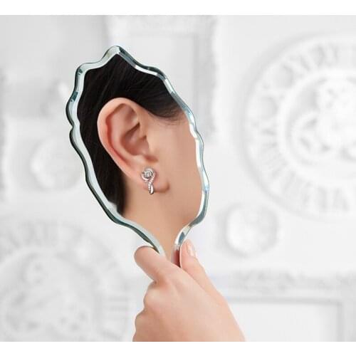 Popular Woman Earrings Jewelry Fashion Infinite Crystal Earrings For Women Jewelry Valentine Day Gifts