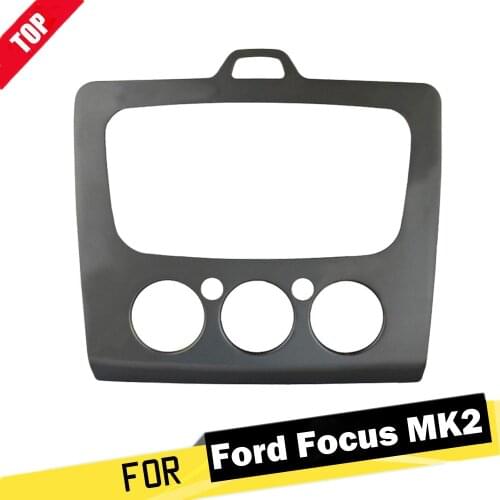 Double Din Car DVD Frame For Ford Focus MK2 2005~2008 Fascias Auto DVD Stereo Trim Kit Panel Dashboard 2 Din Car Radio Frame 2di