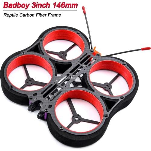 Reptile Badboy 3inch 146mm 146 Full Carbon Fiber Frame Kit with Propepller Guard for CLOUD 149 FPV RC Drone FPV Racing