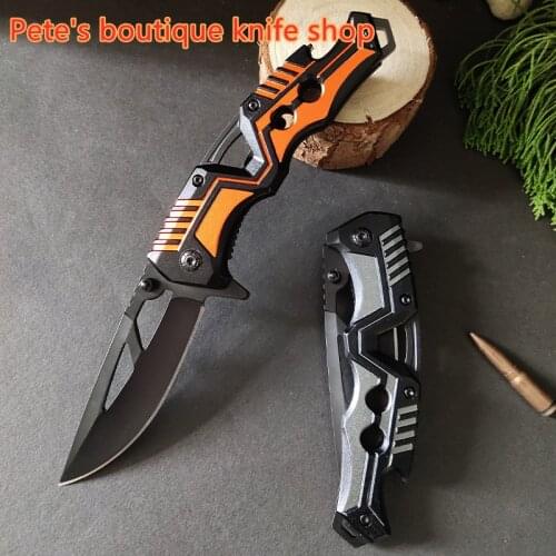 Aluminum Handle Folding Knife Outdoor Sports Multi-Purpose Knifes High Sharp Household Tools Fruit Peeler Portable Pocket Knifes
