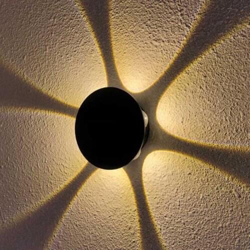 Modern LED Wall Lights Simple Spiral Wall Lamp Ceiling Led Indoor Lamp 3W 4W 8W For KTV Bedroom Corridor Living Room