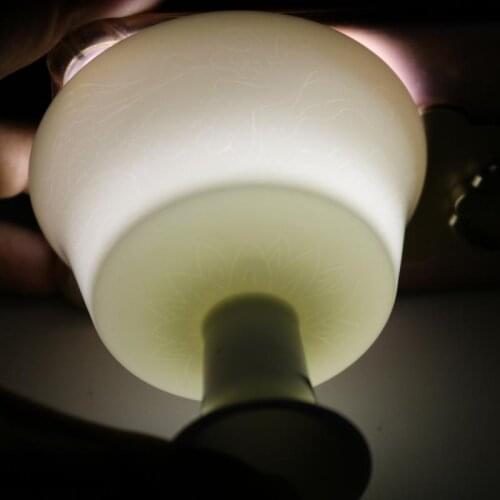 Antique MingDynasty porcelain cup,white Dark engraved High cup,Hand-painted crafts,Decoration,Collection&Adornment,Free shipping