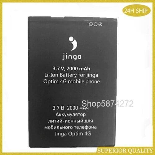 2000mAh Optim 4G Battery Replacement for Jinga Optim 4G mobile phone Battery