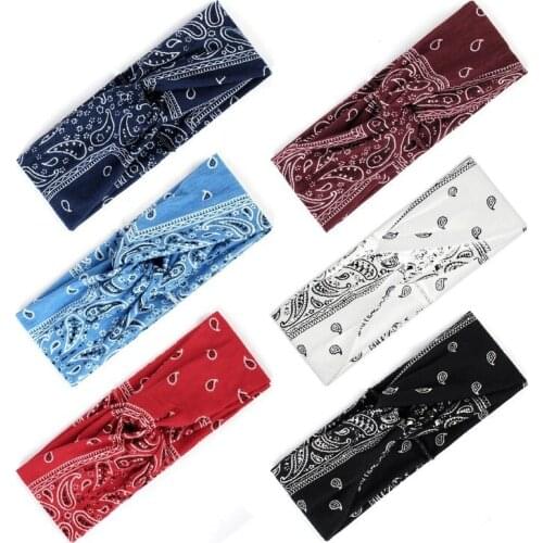 Head band For Women Accessories For Hair Cotten Bohemia Hairband Bandana Wide Makeup Yoga Headbands Girls Hair Accessories