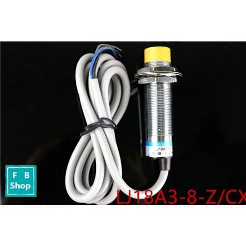 1Pcs LJ18A3-8-Z/CX Three Wire M18 DC NPN NO+NC 8mm distance measuring Inductive proximity switch sensor