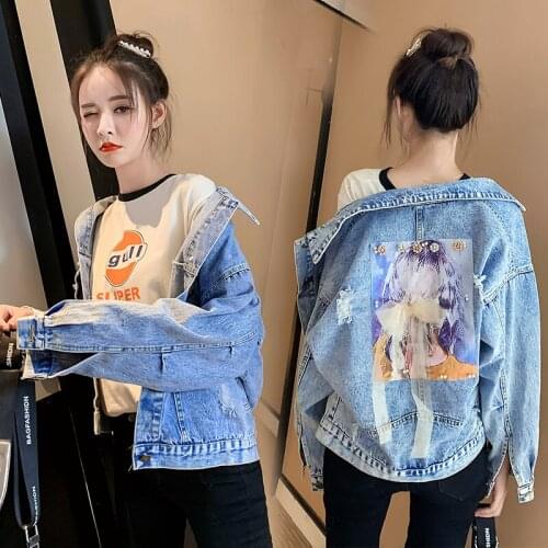 2020 Jacket 2020 Fashion Loose Real Shot For Women Holes Free Shipping