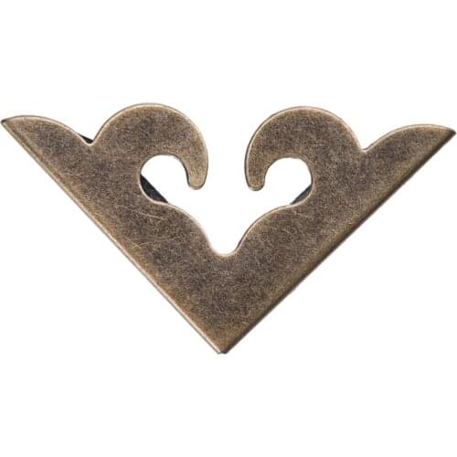 27MM Case Box Corners Brackets Decorative For Furniture Decor Triangle Rattan Carved 12 Pcs Hot Sell