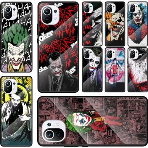 Tempered Glass Cover Evil circus clown For Xiaomi Mi 9T CC9 CC9E Note 10 10T 11 11i Pro Lite Ultra Phone Case Shell