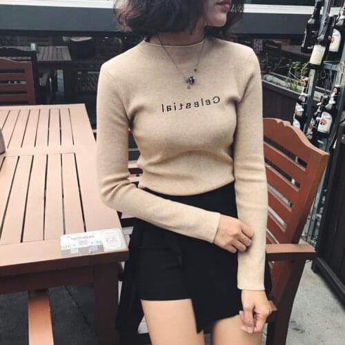 Cheap wholesale 2018 new spring autumn winter Hot selling womens fashion casual warm nice Sweater female ladies basic sweater
