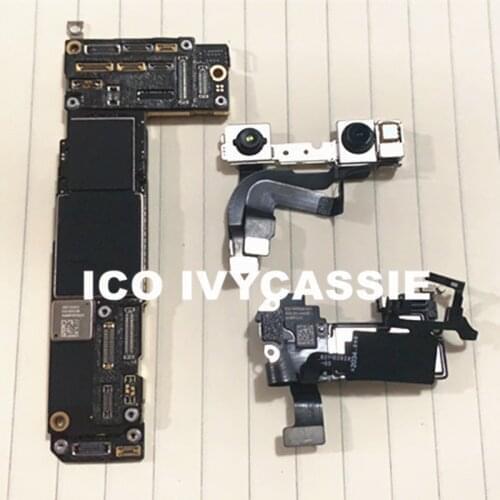 For iPhone 12 OK Board Free Unlocked Motherboard With Face Recognition ID Clean iCloud Main Logic Board Full Chips Good Working