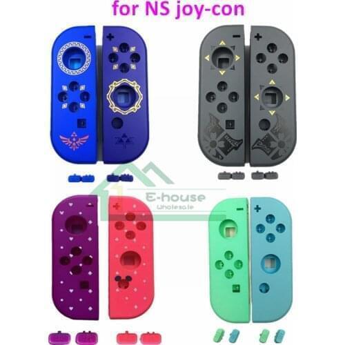 For Nintendo Switch JoyCon Joy con Controller DIY Shell Housing Cover with battery frame holder for NS Joy-con Case
