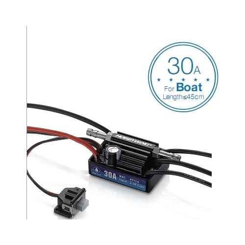 F18580 Hobbywing SeaKing V3 Waterproof 30A 2-3S Lipo 6V/1A BEC Brushless ESC for RC Racing Boat