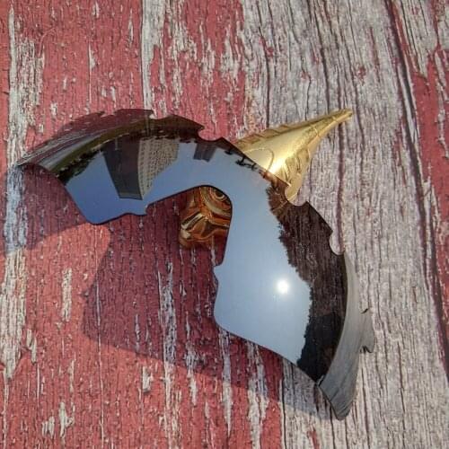 Glintbay 100% Precise-Fit Polarized Replacement Lenses for Oakley M Frame Sweep Vented Sunglass - Metallic Silver Mirror