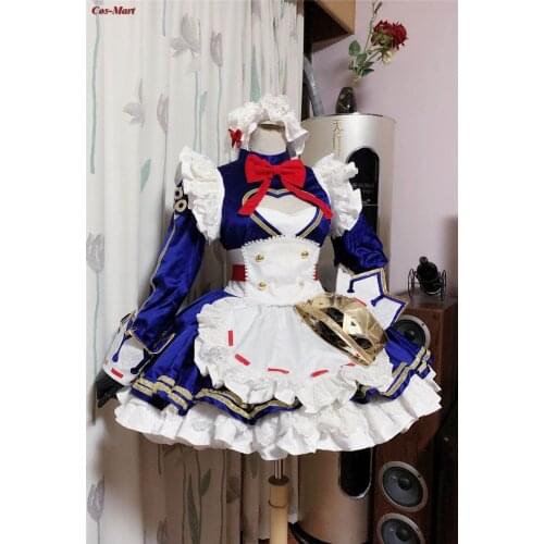 Game Honor Of Kings Daji Cosplay Costume High Quality Cute Maid Dress Unisex Activity Party Role Play Clothing Custom-Make Any