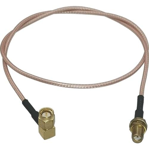 RG316 Cable SMA Female Jack Bulkhead Straight to SMA Male Plug Right angle 4inch~10M