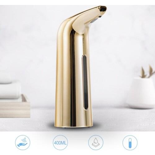 400ML Automatic Soap Dispenser Infrared Touchless Liquid Smart Sensor Hands Free Sanitizer Induction Shampoo 85DA