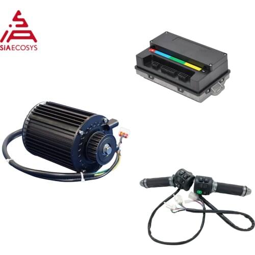 QS 1000W 72V 55KPH 428 Sprocket Mid Drive Motor Kits with EM50SP Controller for Electric Scooter