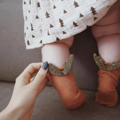 Angel Wings Girls Boys Soft Cotton Warmth Socks Childrens Socks Baby Infant Girl Clothes Children Socks Decoration Leg Warmers
