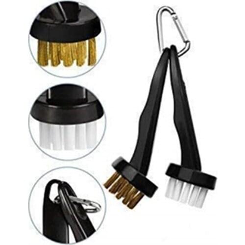 Golf Brush Cleaner Tools Club Cleaning Brush for Woods Iron Clubs Head Groove Wedge Set