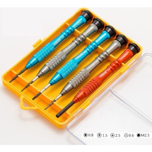 5Pcs/lot Precision Screwdriver Set for Iphone 7 Iphone 6/6S Plus 5S/4S Disassemble Opening Repair Tools Kit Accessory