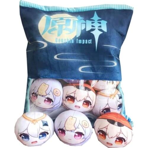 2021 New Game Genshin Impact Paimon Doll Stuffed Pillow Sleeping Pillow Plush Toys Cosplay Props Pillow Gift