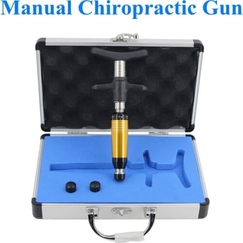 New Chiropractic Adjust Tool Spine Correction Massager 6 Levels Stainless Steel Chiropractic Adjusting Home Use Gun
