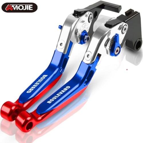 Motorcycle handbrake Handle Adjustable Brake Clutch Levers boulevard C90 FOR SUZUKI BOULEVARD C90 2005 2006 2007 2008 2009