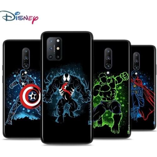 Silicone Cover Marvel Superhero For OnePlus Nord N10 N100 8T 7T 6T 5T 8 7 6 Pro Plus Phone Case Shell Coque