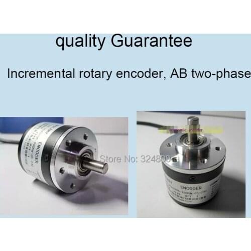 High quality 500 plus Incremental optical rotary encoder AB two phase DC5-12V/ 12-24V