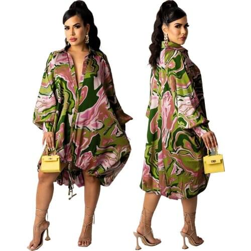 YIWQFIRTUPASKMB Fashionable Shirt Dresses