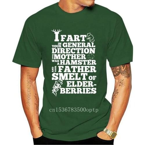New Monty Python Farting In Your General Direction womens fashion T-shirt