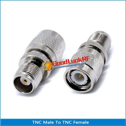 1X Pcs TNC Male To TNC Female Plug High-quality Brass Straight RF Adapters Coaxial Connector