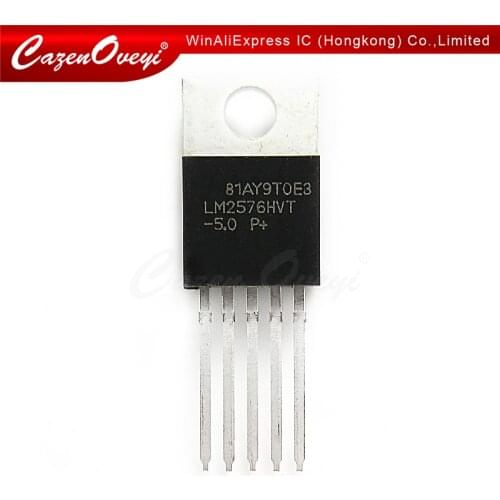 10pcs/lot LM2576HVT-5.0 LM2576HVT TO-220-5 In Stock