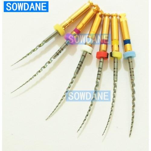 25mm/21mm Dental Large Taper NITI Rotary for Canal Root Endodontic Engine Use 6pcs/Box