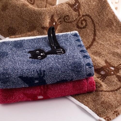25x50cm Tmall pure cotton child towel Hand Towel wholesale Home Cleaning Face for baby for Kids High Quality Bath Towel Set