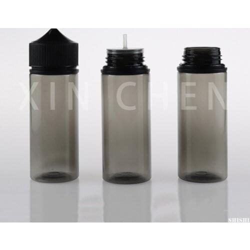 30pcs Liquid Juice Dropper Bottle Empty Plastic PET Vape Bottle Eliquid Oil Pen Container Black Antilight 30ml/60ml/100ml/120ml