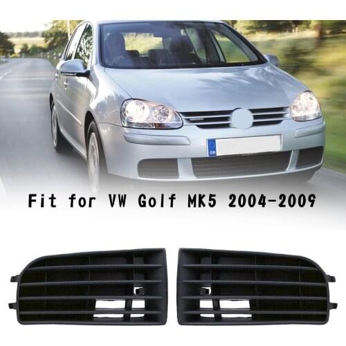 Areyourshop ABS Front bumper Grille Grill Guard Cover for Golf MK5 2005 2006 2007 2008 Car Accessories Auto Parts