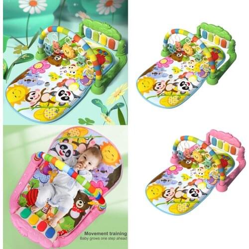 Large Baby Fitness Mat Foot Piano Sense Training Play Blanket Toy Children Gym Fitness Frame Activity Toys Game Infant