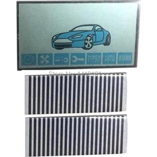Keychain A91 LCD display + zebra paper for Russian 2-way Starline A91 lcd remote control key Fob with flexible cable
