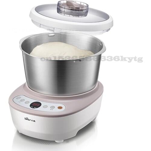 Household Electric Dough Mixer Automatic Flour Fermenting Mixing Machine Stainless Steel Multifunction Stirrer 5L