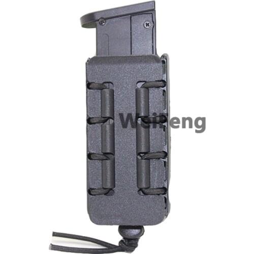 Military 9mm Universal Pistol Magazine Pouch Case for Glock 17 19 Beretta M9 G2C Sig Sauer Waist Belt Carry Hunting Mag Holster