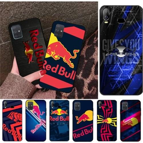 Red Energy Drinks Bull Phone Case For Samsung Galaxy A21S A01 A11 A31 A81 A10 A20E A30 A40 A50 A70 A80 A71 A51