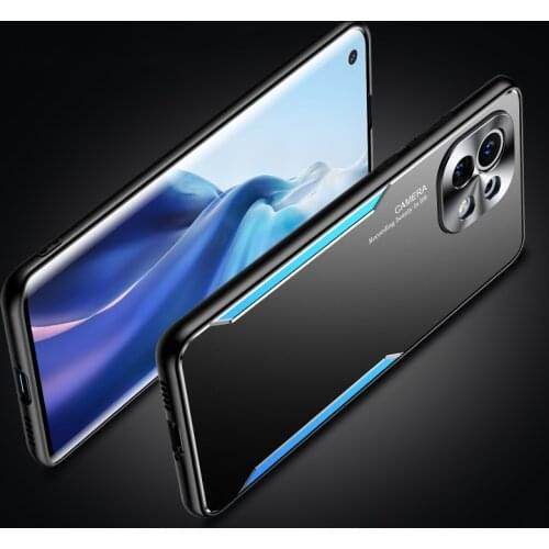 With Camera protection For xiaomi Mi 11 Ultra Pro Lite Case Metal Back cover Non-slip shockproof phone silicone Coque Funda